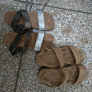 Outryt Sandals Nude And Silver