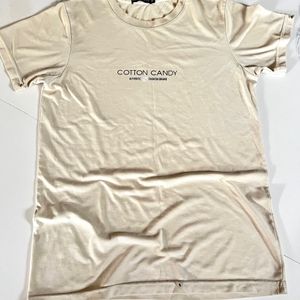 Beige Cotton Candy T-shirt