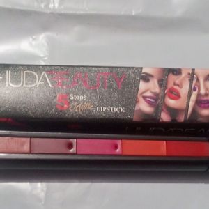 Huda Beauty Lipstick And Kajal