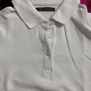 Women’s White Polo T-shirt