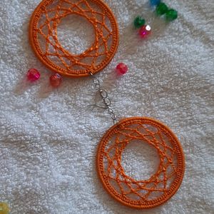 Crochet Dream Catcher Earrings