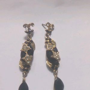 Black Fancy Earrings