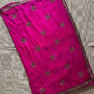 Pure Georgette Lehariya Saree