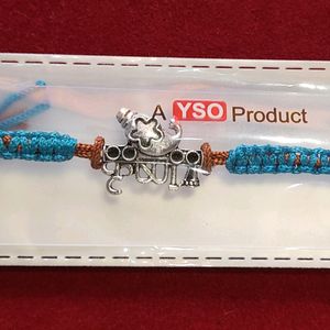 Shri Krishna Pure Silver Rakhi