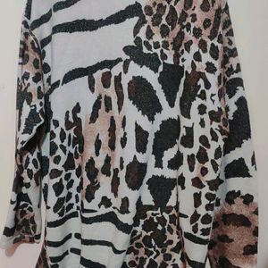 Multi Print Winter Top For Girl Or Women