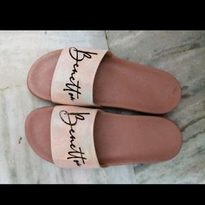 Pink Benetton Slippers