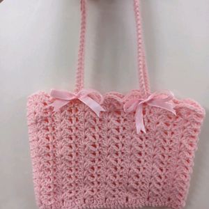 ₊˚⊹౨ handmade crochet shoulder bag ৎ ₊˚⊹