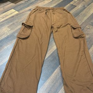 brown cargo trouser/ loungewear