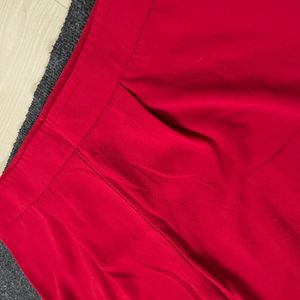 Beautiful Red Straight Pant