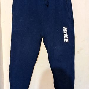 Men Navy Blue Track Pant