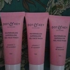 3 Dot & Key Watermelon Superglow Gel Face Wash