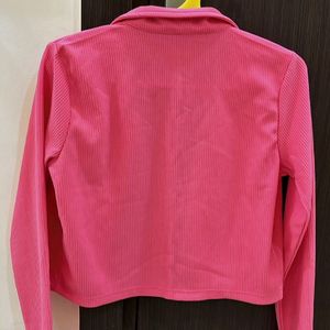 Hot Pink Pinteresty Cardigan Top