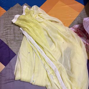 PASTEL YELLOW OMBRE KURTI SET💛