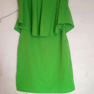 Green Mini Frock