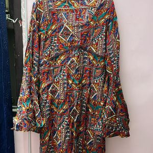 Multicoloured Mini Dress