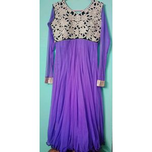 Purple 💜  Anarkali Dress 🥻