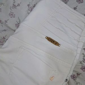 White Skinny Jean's Fck-3