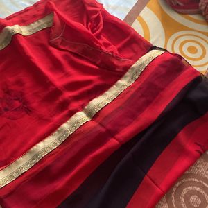 georgette saree like new