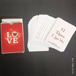 52 Reasons I Love You Deck cards