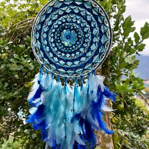 Gorgeous Blue Dream Catcher 🧶