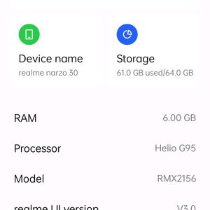 Realme Narzo 30 4g