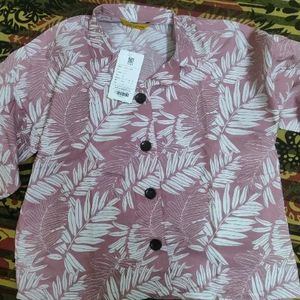 Women Printed Crepe Shirt