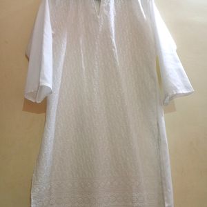 Women White Kurta