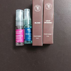 Pack Of 4 Pocket Perfume