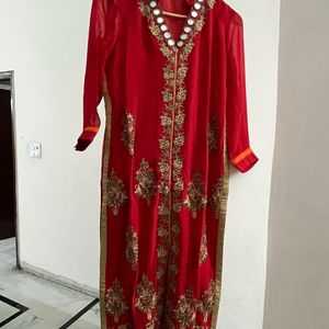 Long suit With Pant And Dupatta