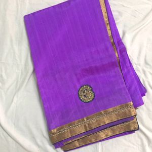 Purple Saree