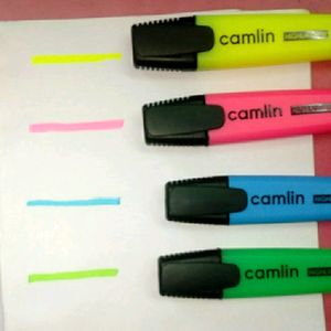 Combo Of 4 Camlin Highlighters