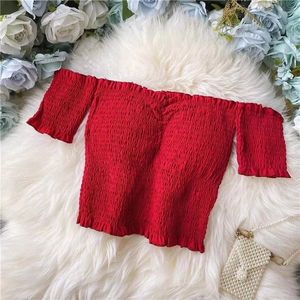 Frill Smocked Top