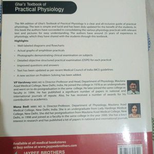 Ghai Textbook Of Practical Physiology