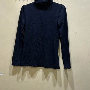 Turtle Neck Black Top Size S