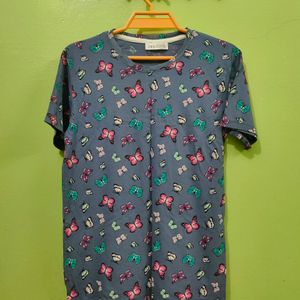 Butterfly Print Zara Shirt