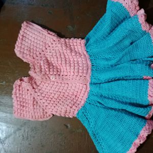 Girl Woolen Frock