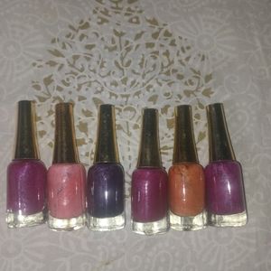 Nail Polish Set Of 6 Colours