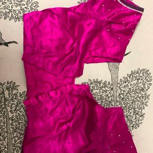 Set Of 3✨Purple Heavywork Partywear SareeBlouse💐