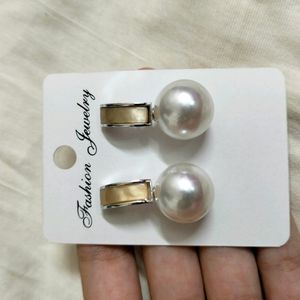 Korean Pearl Drop Earrings