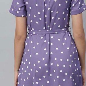 Polka Dot Lavender Dress