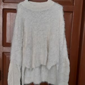 High Low Furr Sweater