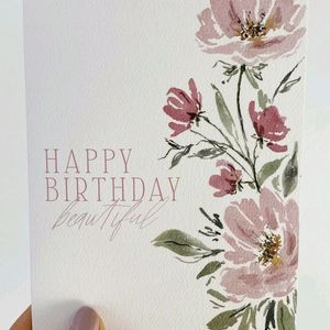 Aesthetic Birthday Greeting Card