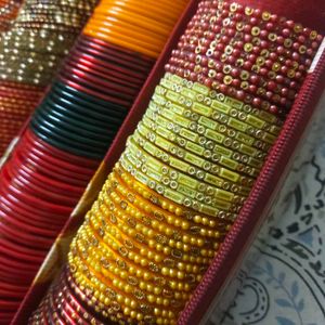 Glass Bangles With Box