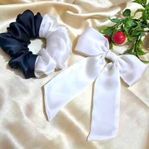 Bow With Scrunchie