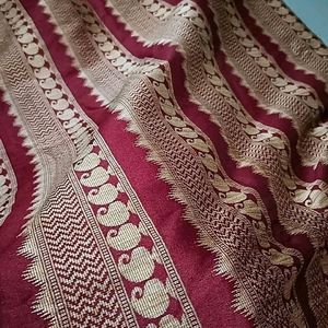 Cotton Banarasi Unstitched Fabric