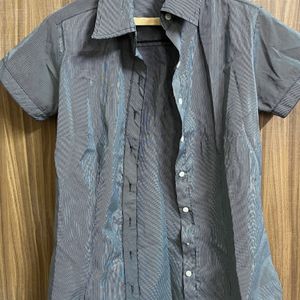 Vintage Office Fitted Shirt