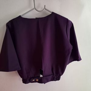 Sale!!Women Purple Blouse Top!!