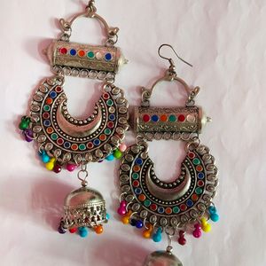 Multicoloured Jhumka