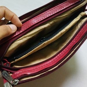 Classy Maroon Hand Purse