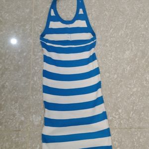 A Knitwear Bodycon Backless Dress